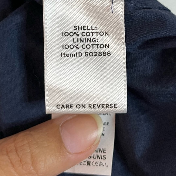 L.L. Bean Signature Blue Sleeveless Fit & Flare Midi Dress w/ Bird Print Size 0 - Picture 5 of 16